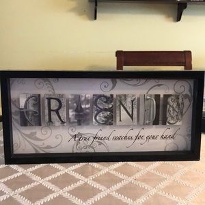 NEW VIEW Wall decor 17”X8”X1”1/4